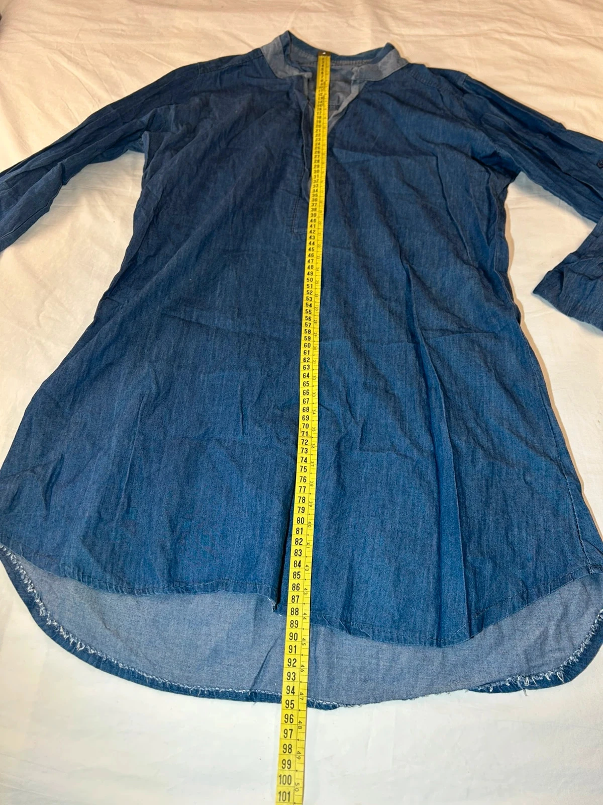 Marineblauwe vintage casual jurk – photo 6